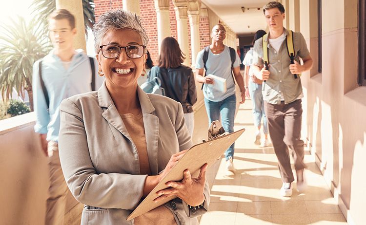 Smiling Educator
